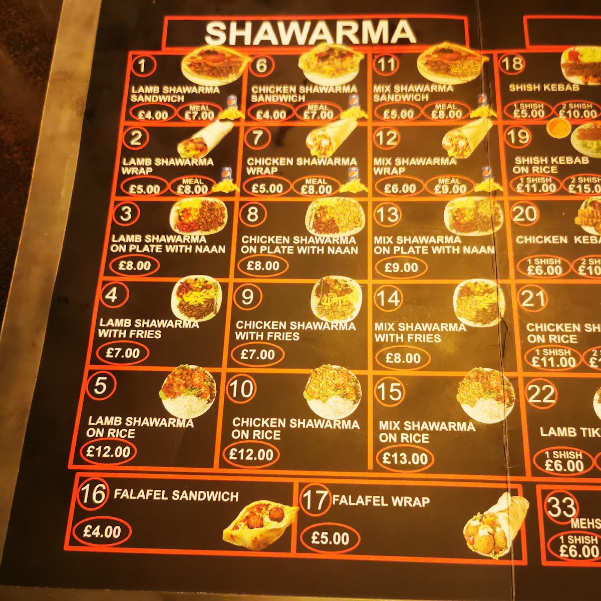 Sarchnar Shawrma Menu - Image 5